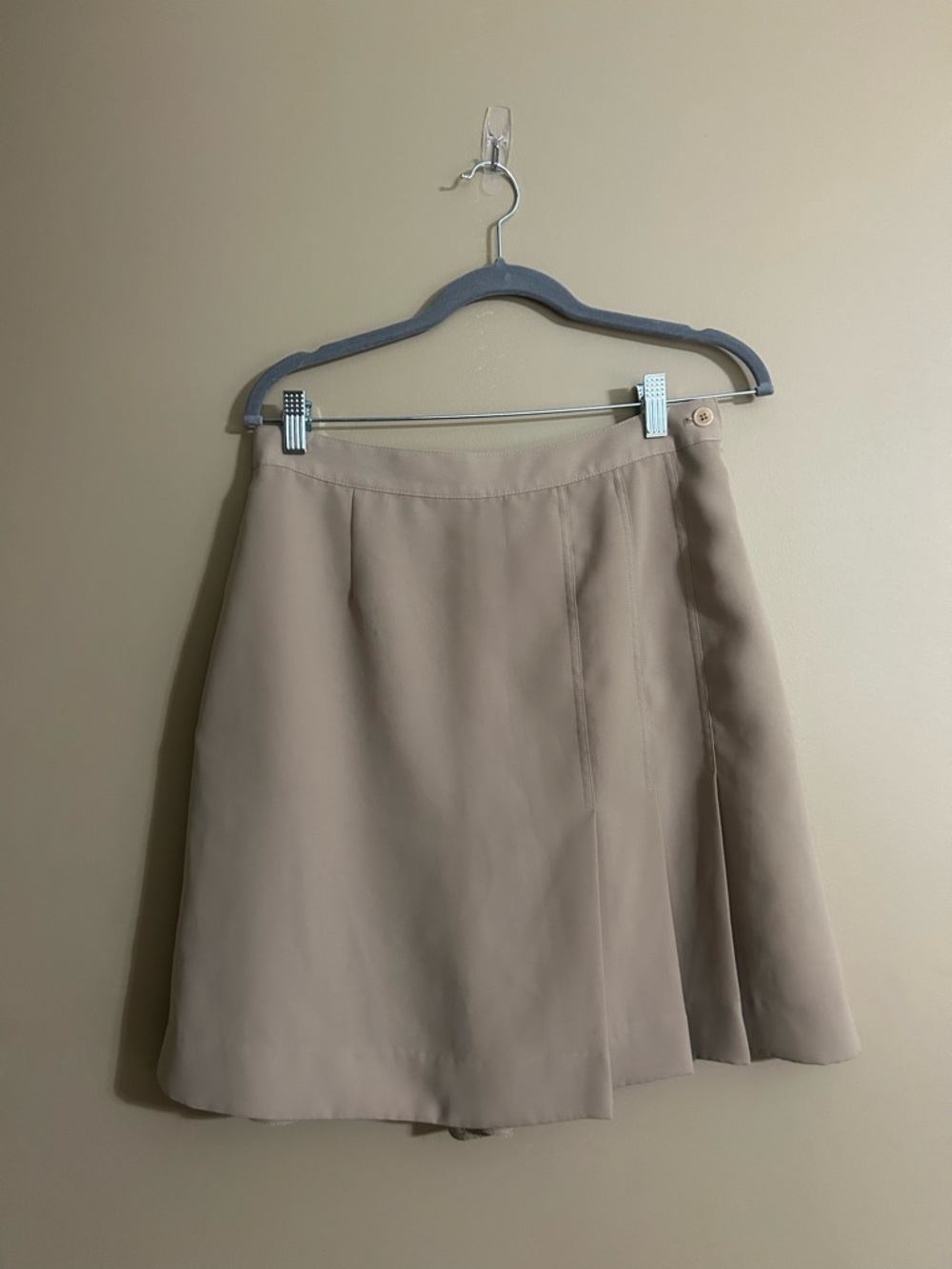 Astra Golf Microfiber Classic A-Line Beige Skirt